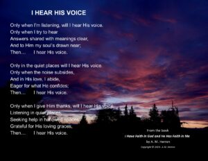 I Hear His Voice